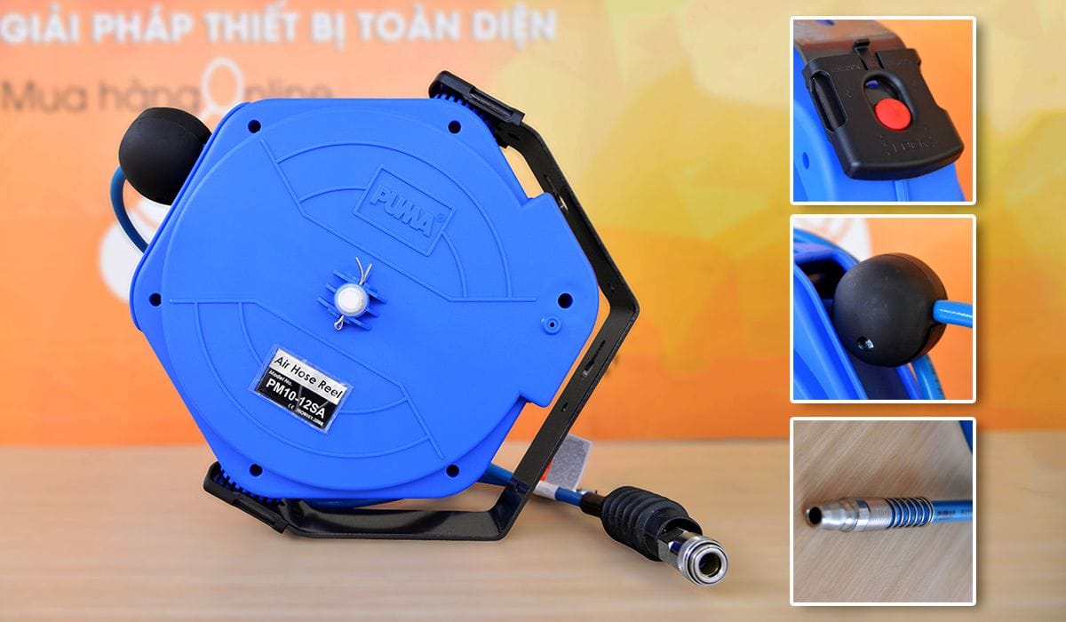 Asatech.vn chuyên cung cấp cuộn dây hơi tự rút Puma10-12SA, chiều dài 12m.