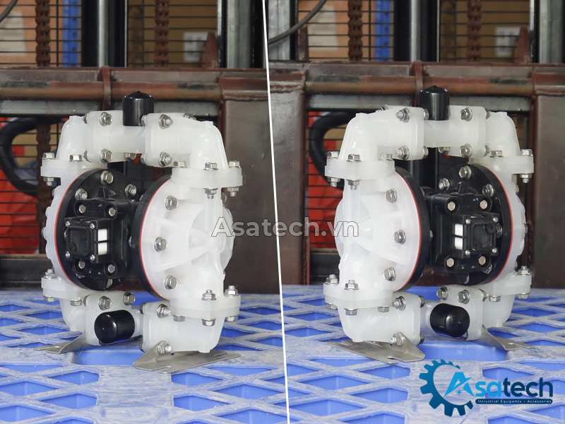 Máy bơm màng khí nén Sandpiper S05B2P2TPBS000 (1/2"-PP-Teflon) 8 Máy bơm màng khí nén Sandpiper S05B2P2TPBS000