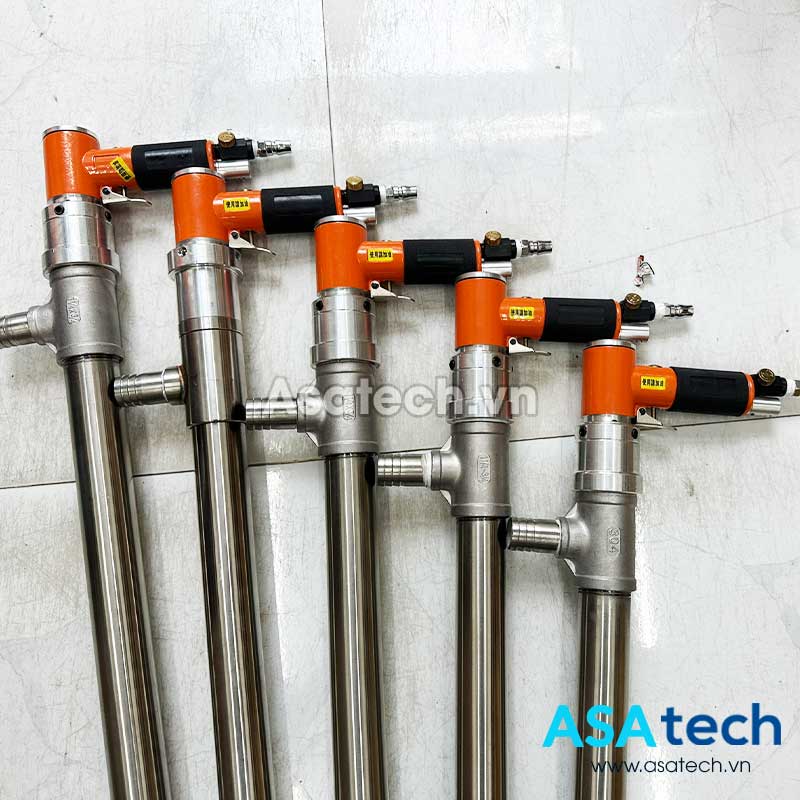 Bơm thùng phuy khí nén HLBP-SUS - Thân Inox Bơm thùng phuy khí nén DYI inox