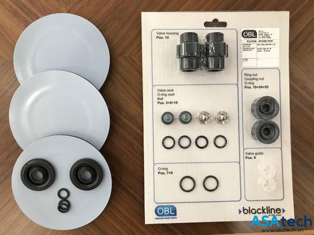 Giá bán phụ tùng, phụ kiện bơm định lượng OBL chính hãng Giá bán phụ tùng, phụ kiện bơm định lượng OBL chính hãng
