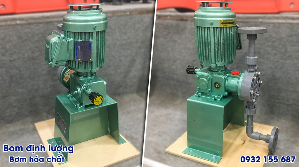 Máy bơm axit - Bơm định lượng hóa chất Nikkiso AHA32 PCF FN Máy bơm axit, hóa chất ăn mòn, hóa chất đậm đặc