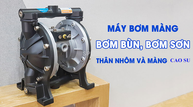 Bơm Bùn thải đặc chất lượng cao Bơm Bùn thải đặc thì chọn bơm màng khí nén nào