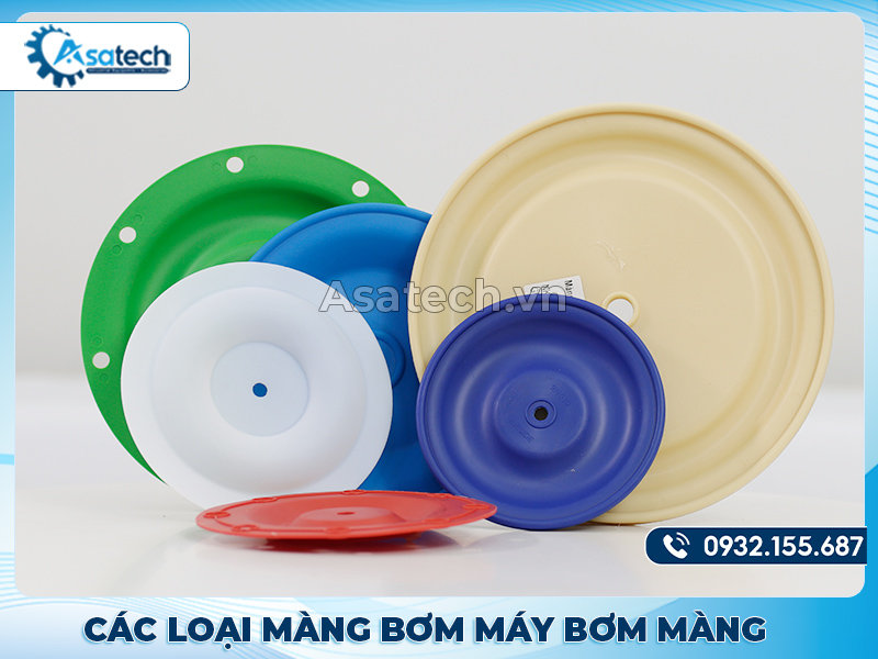 Một số màng bơm thông dụng dùng trong máy bơm màng