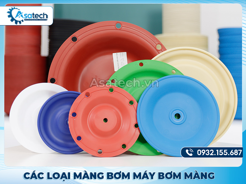 Một số màng bơm thông dụng dùng trong máy bơm màng