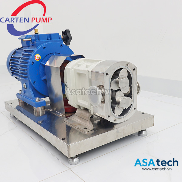 Bơm cánh khế Carten Pump HLP3A-36, Lobe Pump 2" Bơm cánh khế thực phẩm Carten Pump HLP3A-36 | Lobe Pump (2")