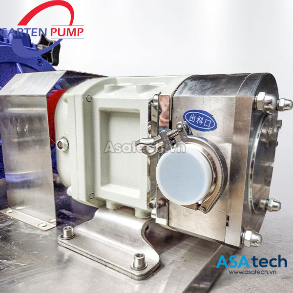 Bơm cánh khế Carten Pump HLP3A-250, Lobe Pump 4″ Bơm cánh khế thực phẩm Carten Pump HLP3A-250 | Lobe Pump (4″)
