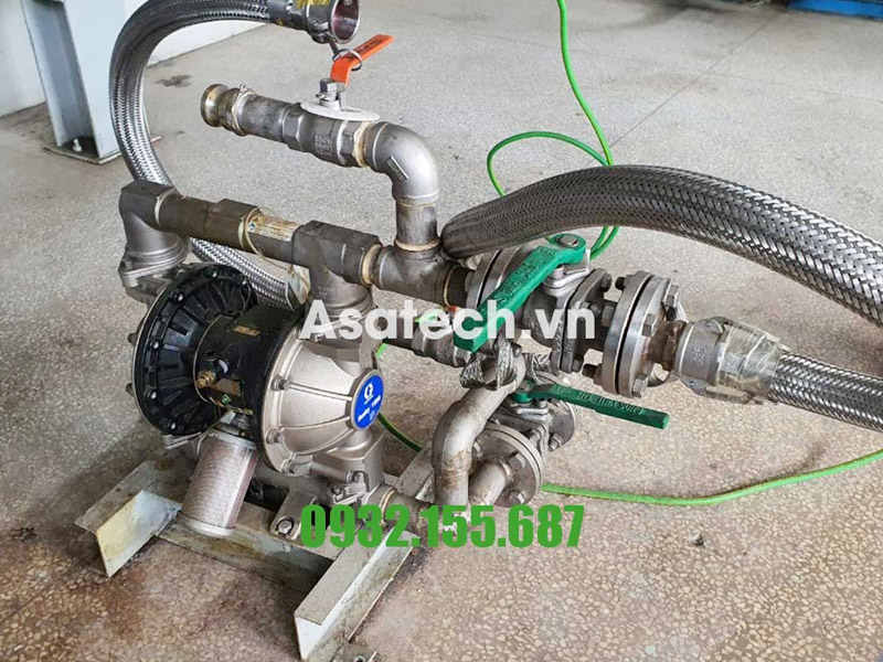 Bơm Màng Husky 1590 DB4311 (1.5″, Inox, Teflon) Bơm Màng Husky 1590 DB4311 (1.5″, Inox, Teflon)