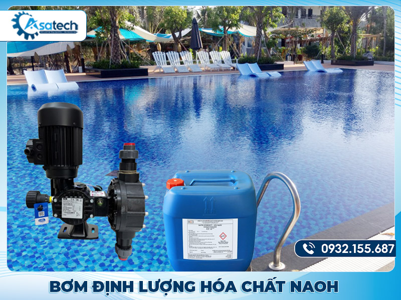 Bơm định lượng hóa chất NAOH (Xút) cho nhà máy và hệ thống xử lý nước Bơm định lượng hóa chất NAOH (Xút) cho nhà máy và hệ thống xử lý nước