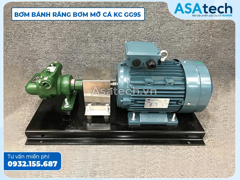 Bơm bánh răng bơm mỡ cá KC GG95