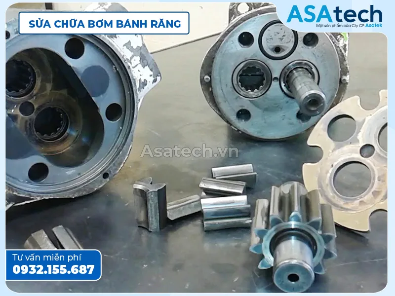 sửa chữa bơm thủy lực bánh răng tại Asatech Địa điểm mua và sửa chữa bơm thủy lực bánh răng tại TPHCM