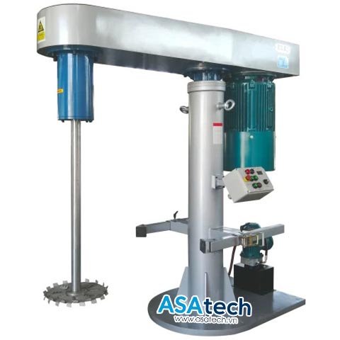 Máy Khuấy Sơn Phân Tán Nâng Hạ Thủy Lực Ưu Điểm Máy Khuấy Sơn Phân Tán Nâng Hạ Thủy Lực