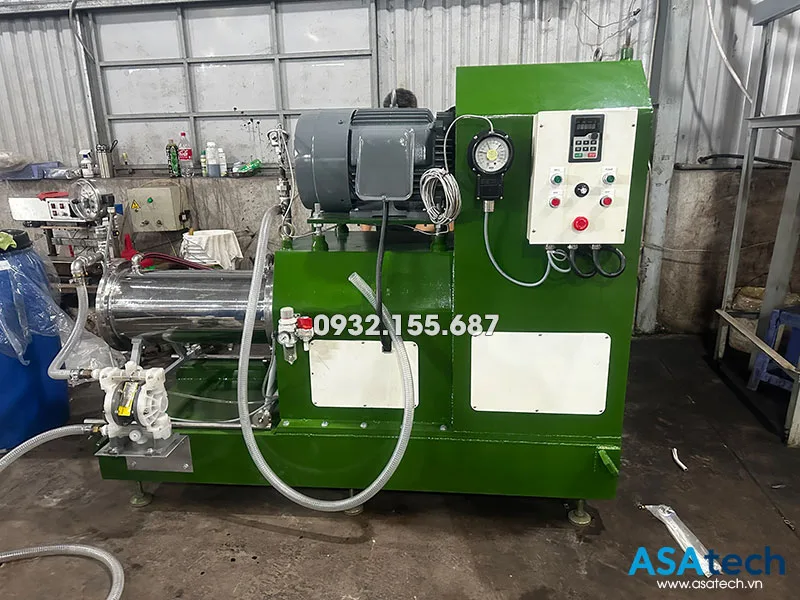 Máy Nghiền mực in - Bàn giao Máy Nghiền Mực In, Dung Môi, sơn buống nghiền 30L Máy Nghiền Sơn, Nghiền Mực In và Nghiền Hóa Chất Giá Rẻ TpHCM