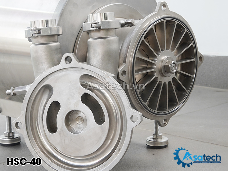 Bơm CIP tự mồi thực phẩm Carten Pump HSC-40 Bơm CIP tự mồi thực phẩm Carten Pump HSC-40