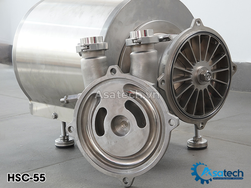 Máy bơm CIP tự mồi thực phẩm Carten Pump HSC-55 Máy bơm CIP tự mồi thực phẩm Carten Pump HSC-55