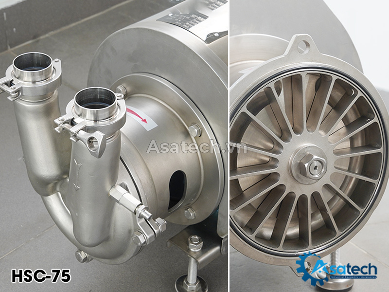 Máy bơm CIP tự mồi thực phẩm Carten Pump HSC-75