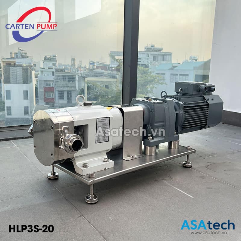 Bơm cánh khế thực phẩm Carten Pump HLP3S-20 12 Bơm cánh khế thực phẩm Carten Pump HLP3S-20