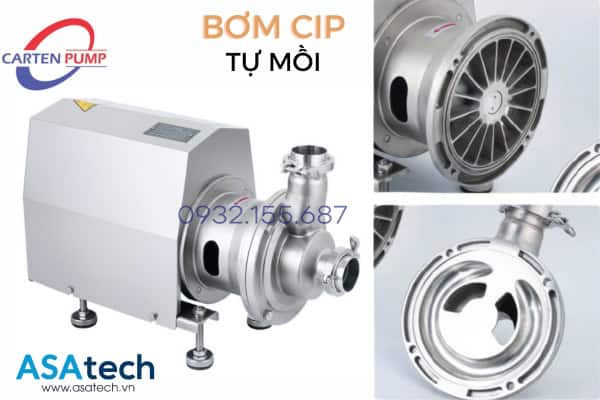 Máy Bơm CIP Tự Mồi Thực Phẩm Carten Pump Máy Bơm CIP Tự Mồi Thực Phẩm Carten Pump