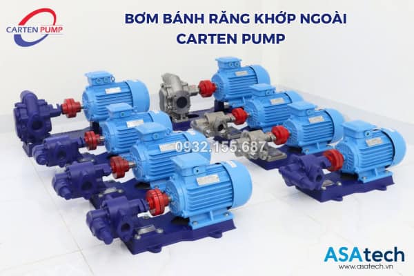 bơm dầu bánh răng ăn khớp ngoài