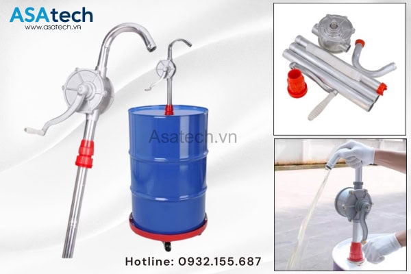 Bơm thùng phuy quay tay Bơm thùng phuy quay tay