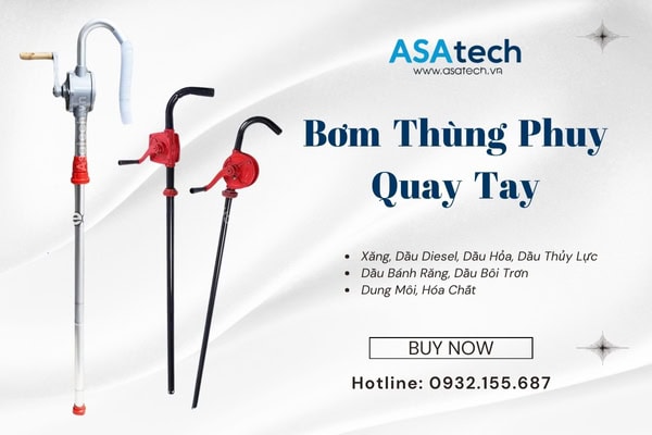 Bơm thùng phuy quay tay Bơm thùng phuy quay tay