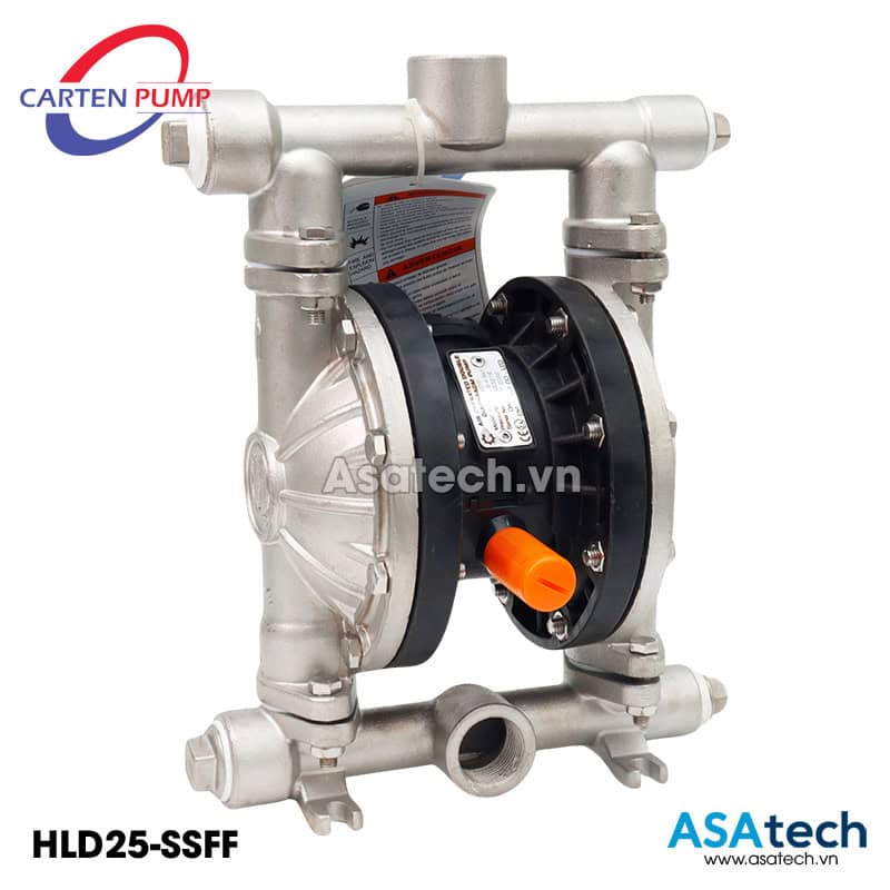 Bơm màng khí nén Carten Pump HLD25-SSFF 2 Bơm màng khí nén Carten Pump HLD25-SSFF