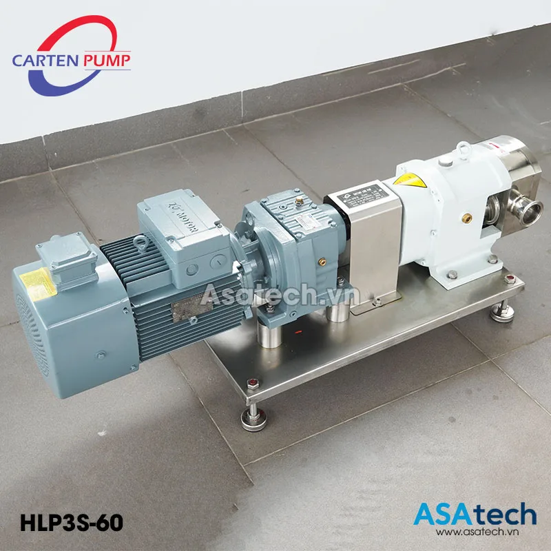Bơm cánh khế thực phẩm Carten Pump HLP3S-60 Bơm cánh khế thực phẩm Carten Pump HLP3S-60