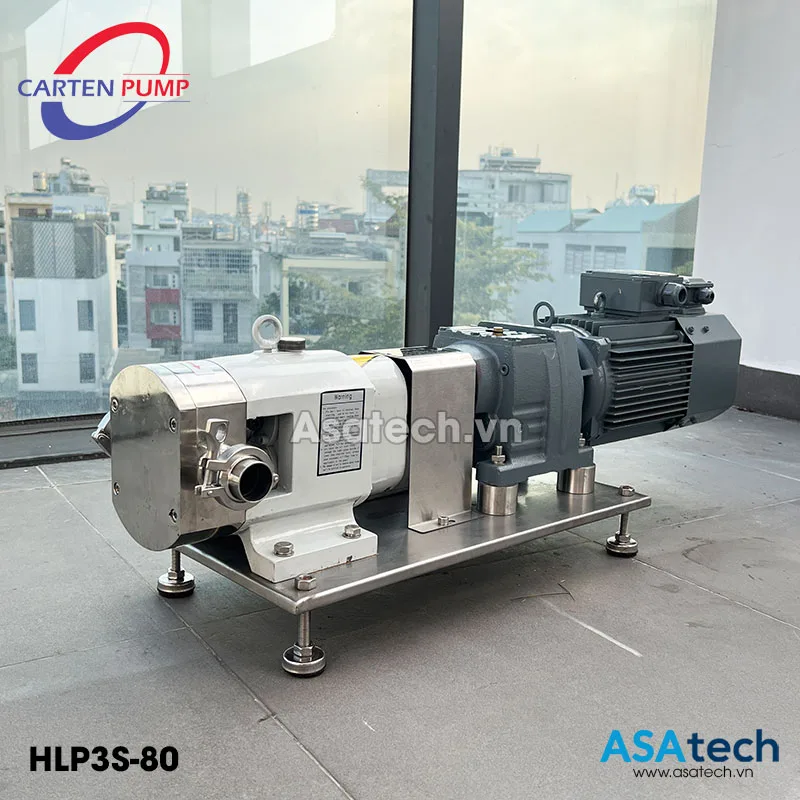 Bơm cánh khế thực phẩm Carten Pump HLP3S-80 Bơm cánh khế thực phẩm Carten Pump HLP3S-80