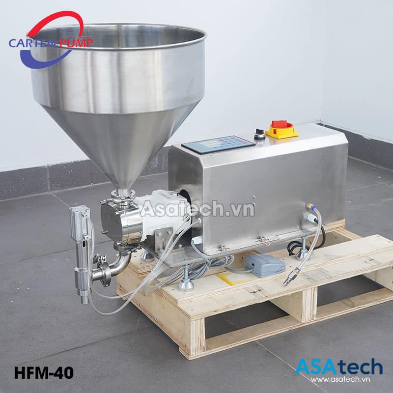 Máy bơm chiết rót thực phẩm Carten Pump HFM-40 Máy bơm chiết rót thực phẩm Carten Pump HFM-40