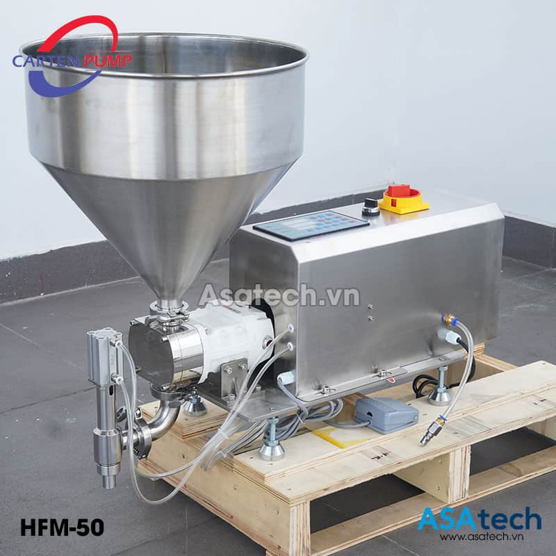 Bơm chiết rót thực phẩm Carten Pump HFM-50 (4.5kw - Inox 316) Máy bơm chiết rót thực phẩm Carten Pump HFM-50