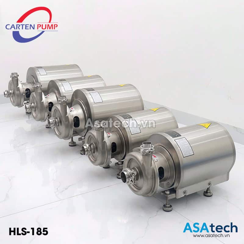 Máy bơm ly tâm thực phẩm Carten Pump HLS-185 Máy bơm ly tâm thực phẩm Carten Pump HLS-185