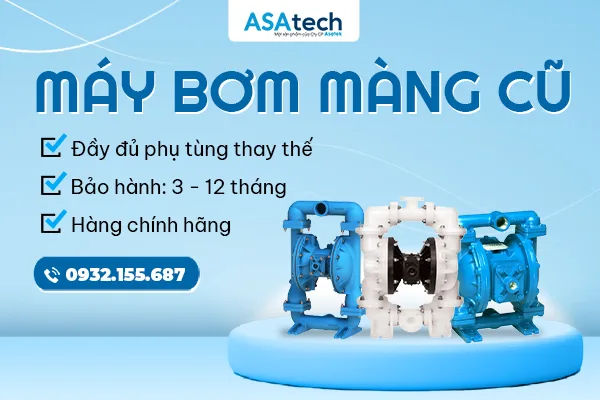 máy bơm màng khí nén cũ