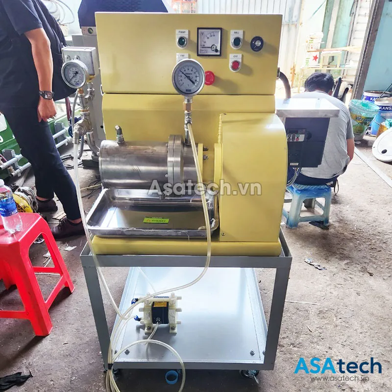 Máy nghiền bi thí nghiệm 1.4L SGM-1.4 13 Máy nghiền bi phòng thí nghiệm 1.4L