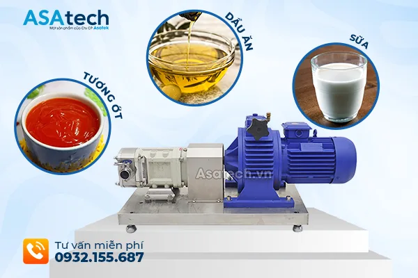 Bơm vi sinh dùng để bơm thực phẩm chịu nhiệt cao - Asatech Bơm vi sinh dùng để bơm thực phẩm chịu nhiệt cao