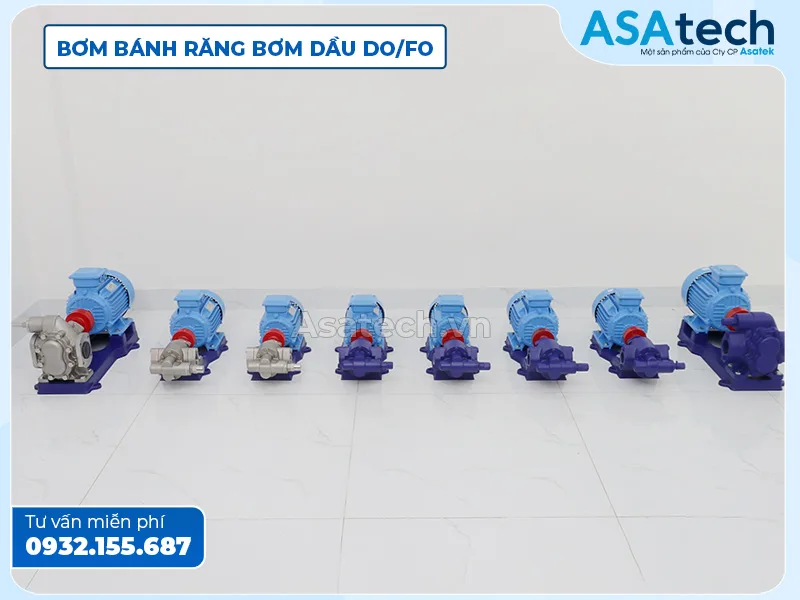 Bơm Bánh Răng Bơm Dầu Diesel Tại Asatech Chọn bơm bánh răng bơm dầu Diesel DO, dầu mazut FO hiệu quả
