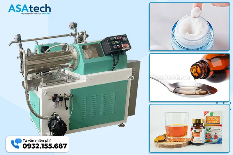 Máy Nghiền Bi Cho Ngành Mỹ Phẩm - Dược Phẩm 2024 Máy Nghiền Bi cho ngành Mỹ Phẩm – Dược Phẩm 2024