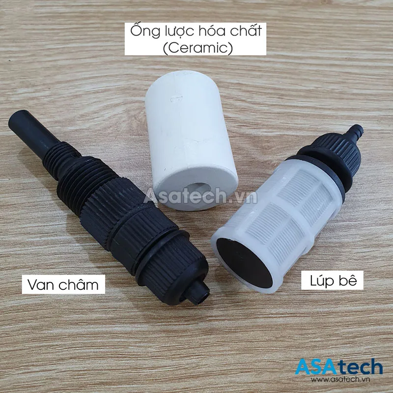 Lúp pê và van châm bơm định lượng Blue White Lúp pê và van châm bơm định lượng Blue White