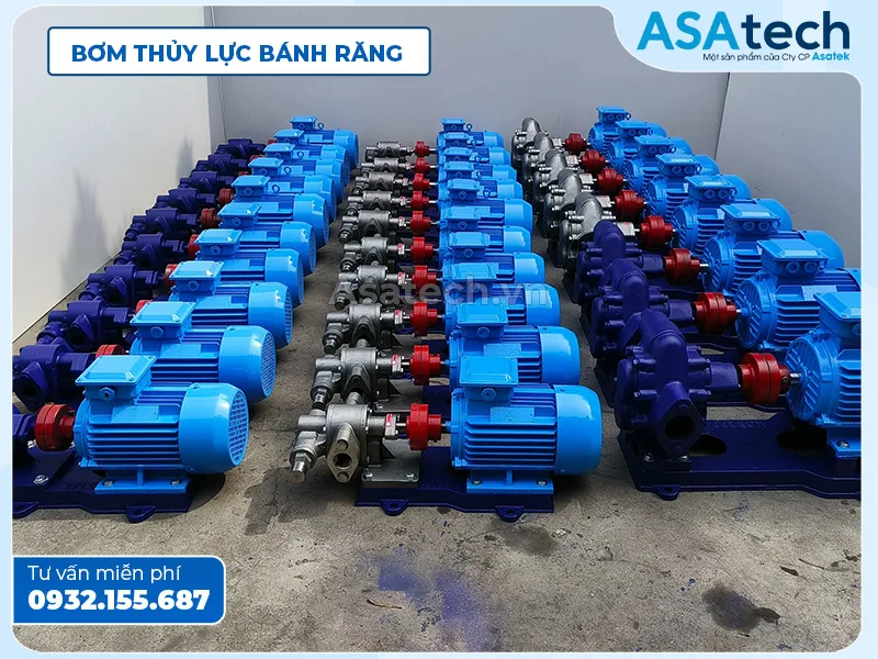 bơm thủy lực bánh răng kèm đầu bơm Nguyên bộ Bơm thủy lực bánh răng kèm đầu bơm