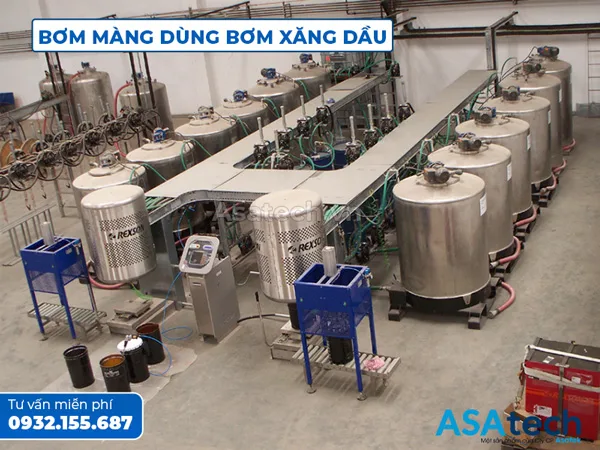 Bơm Màng Dùng Bơm Xăng Dầu - Sử dụng bơm màng khí nén hạn chế được tình trạng cháy nổ trong các nhà máy Chọn Mua Bơm Màng Dùng Bơm Xăng Dầu