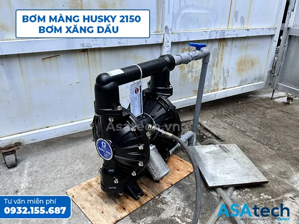 Bơm Màng Dùng Bơm Xăng Dầu nên chọn bơm thân nhôm, màng Teflon tại Asatech Chọn Mua Bơm Màng Dùng Bơm Xăng Dầu