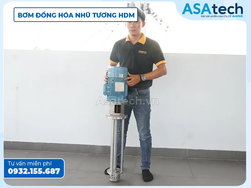 máy bơm đồng hóa nhũ tương loại đứng Carten Pump HDM Máy khuấy đồng hóa nhũ tương loại đứng Carten Pump HDM