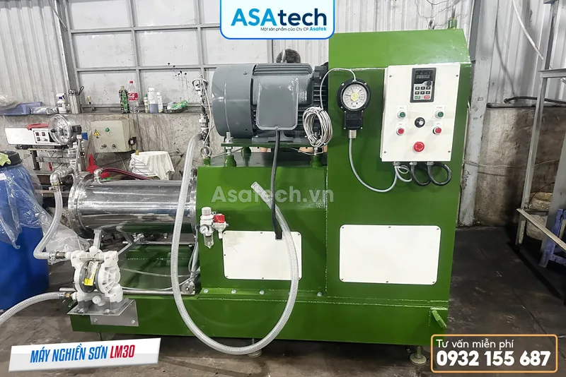 Máy nghiền sơn nước, paste màu siêu mịn Máy nghiền sơn nước, paste màu siêu mịn