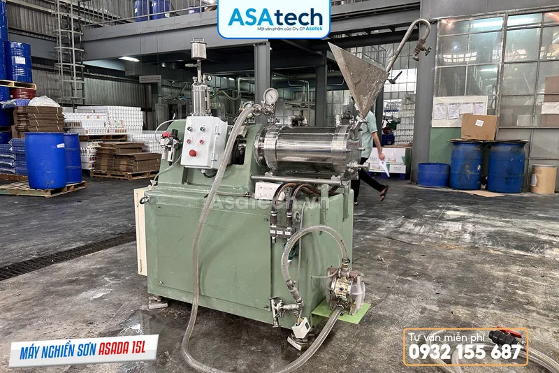 Máy nghiền sơn - Máy nghiền sơn nước, paste màu siêu mịn Máy nghiền sơn nước, paste màu siêu mịn