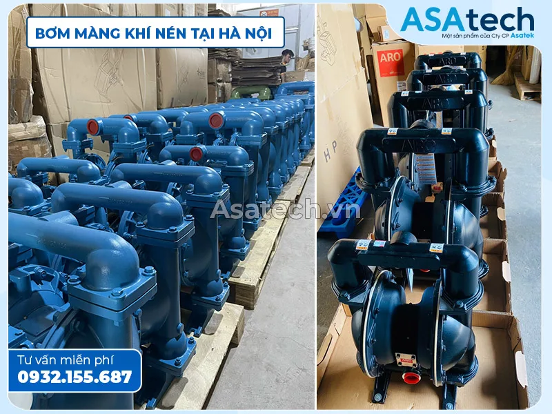 máy bơm màng khí nén ở hà nội của Asatech Công ty bán máy bơm màng khí nén ở hà nội