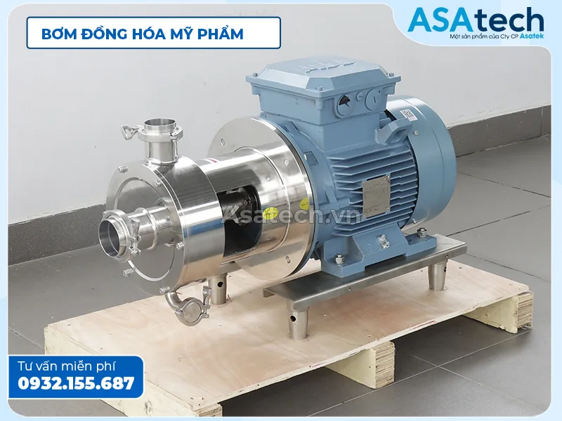 Máy bơm đồng hóa mỹ phẩm, dầu gội, sữa tắm Carten Pump HDP 1 tầng cánh Máy bơm đồng hóa mỹ phẩm, dầu gội, sữa tắm