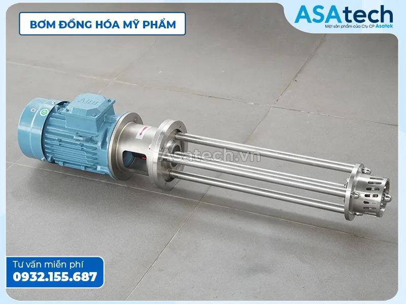 Máy bơm đồng hóa mỹ phẩm, dầu gội, sữa tắm dạng đứng Carten Pump HDM Máy bơm đồng hóa mỹ phẩm, dầu gội, sữa tắm