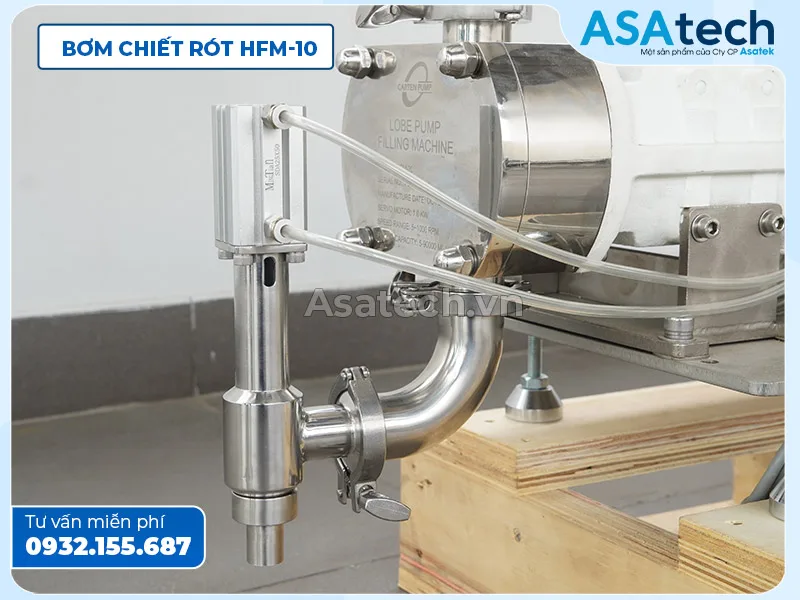 Máy chiết rót sữa tắm, dầu gội Carten Pump HFM - 10 Máy bơm chiết rót dầu gội, sữa tắm Carten Pump HFM-10
