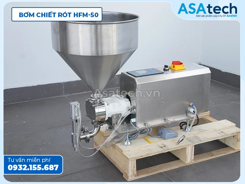Máy chiết rót sữa tắm, dầu gội Carten Pump HFM - 50 Máy bơm chiết rót dầu gội, sữa tắm Carten Pump HFM-50