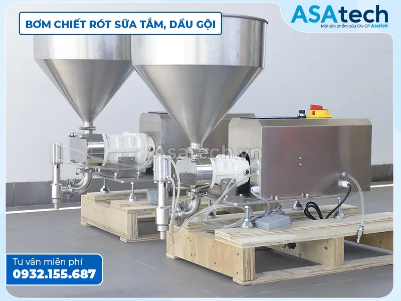 Máy chiết rót sữa tắm, dầu gội Carten Pump Máy chiết rót sữa tắm, dầu gội Carten Pump