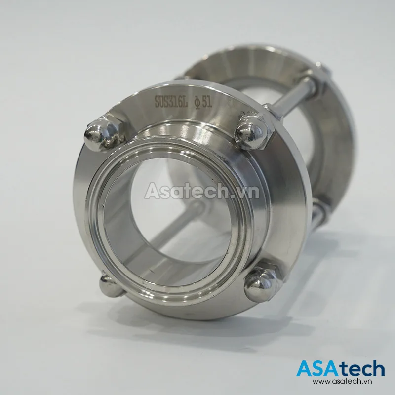 Ống kính quan sát dòng chảy vi sinh Inox 316L 7 Ống kính quan sát dòng chảy vi sinh Inox 316L