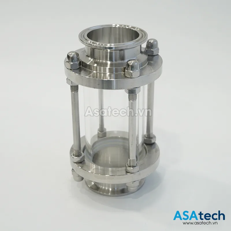 Ống kính quan sát dòng chảy vi sinh Inox 316L 8 Ống kính quan sát dòng chảy vi sinh Inox 316L